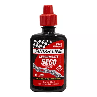 Óleo Lubrificante Corrente Finish Line Seco Teflon Dry 60ml 