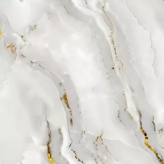 Papel De Parede Marmore Branco Dourado Lavavel Sala 5m