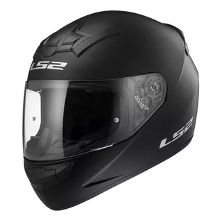 Casco Moto Integral Ls2 352 Rookie Negro Brillo Gaona Moto P