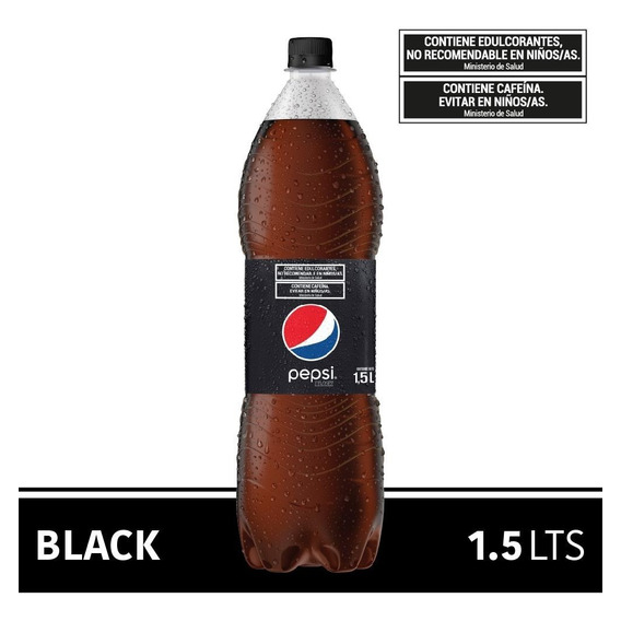 Gaseosa Pepsi Light Black Botella 1.5 L