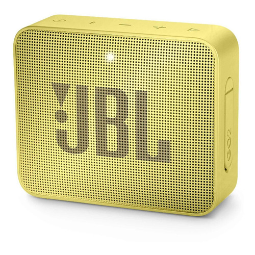 Alto-falante JBL Go 2 JBLGO2REDAM portátil com bluetooth waterproof lemonade yellow 