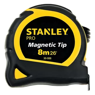 Flexómetro Magnético Pro 8 M X 1 PLG Stanley 30-088