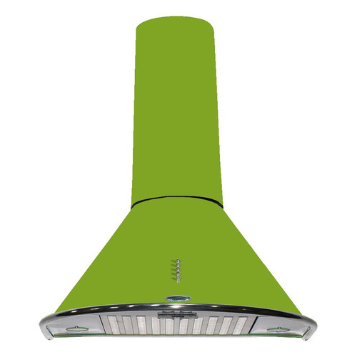 Extractor purificador de cocina Maraldi Apsis ac. inox. de pared 600mm x 330mm x 500mm verde manzana 220V