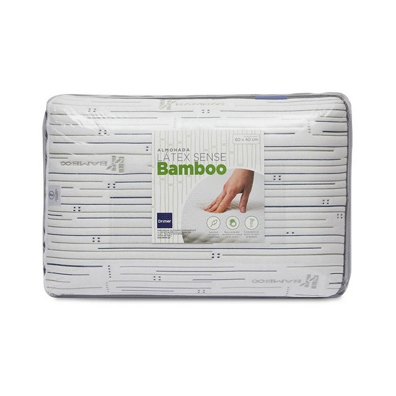 Látex Sense Bamboo almohada drimer color blanco