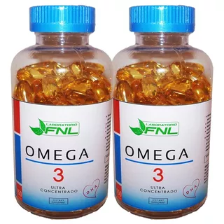 Oferta 2 Omega 3 Original  300 Caps De 1000mg  Envio Gratis