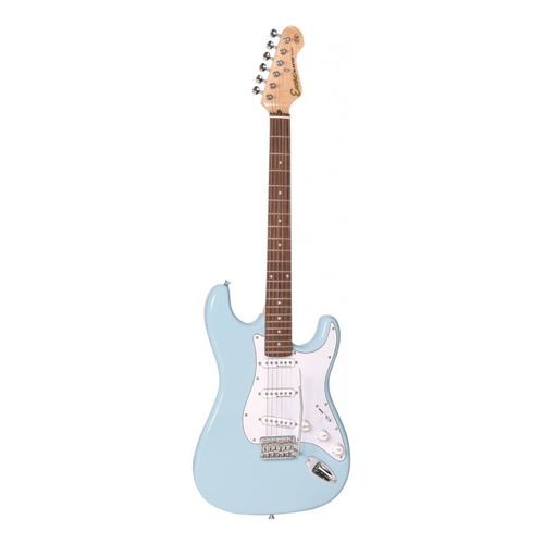 Guitarra eléctrica Encore E6 de madera maciza laguna blue brillante con diapasón de palo de rosa