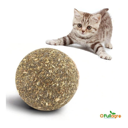 Bioline Bola De Catnip Prensado - Extra Duracion Y No Toxico