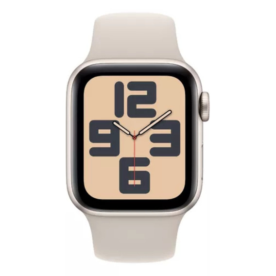 Apple Watch SE GPS + Celular (2da Gen) • Caja de aluminio blanco estelar de 40 mm • Correa deportiva blanco estelar - M/L - Distribuidor Autorizado
