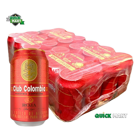 Cerveza Club Colombia Roja X 24 - mL a $10