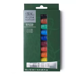 Tinta Óleo Winsor & Newton Winton Com 10 Cores 12ml