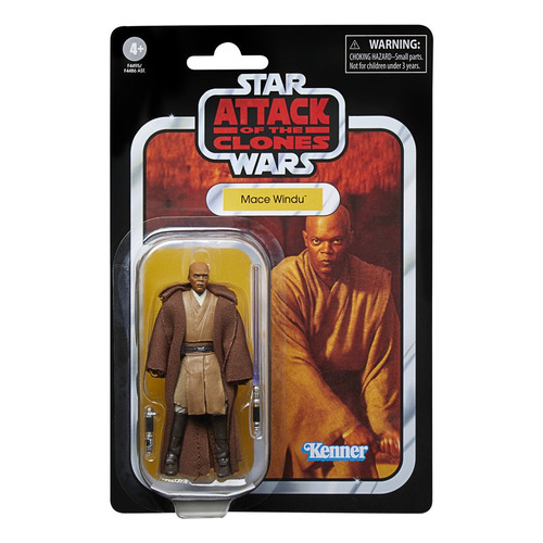 Figura De Acción Hasbro Star Wars Vintage Mace Windu 9.5 Cm