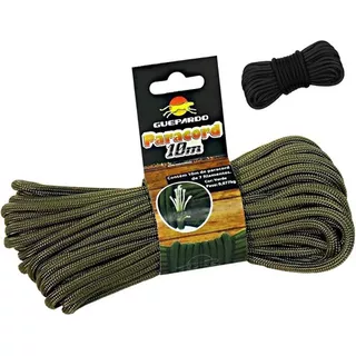 Paracord 550 Guepardo 10m 250kg 7 Filamentos Cordim Corda Cor Verde