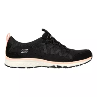 Skechers Sport Live Gold Negro Tenis Dama 104281bkw