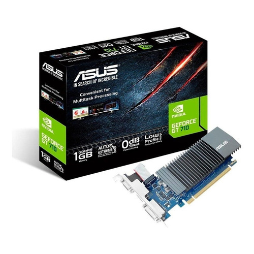 Tarjeta de video Nvidia Asus  GeForce 700 Series GT 710 710-1-SL 1GB