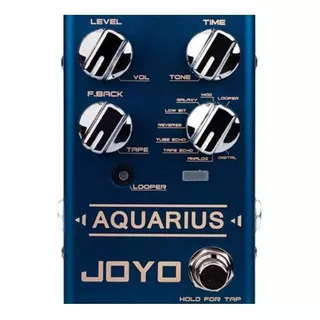 Pedal De Efecto Joyo Revolution Aquarius R-07  Azul