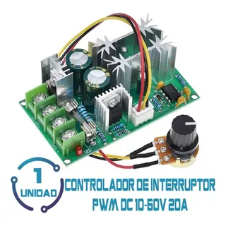 Genrador Pwm Para Control De Velocidad Motor Dc 10v-60v 20a