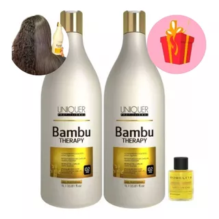 Kit Progressiva Organica Bambu Therapy Uniquer + Finalizador