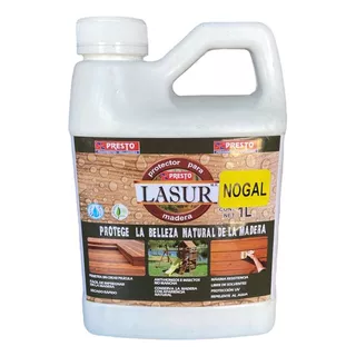 Protector Lasur Presto P/madera Nogal 1lt