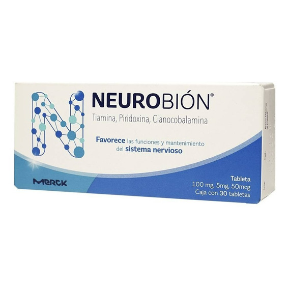 Vitaminas Neurobion Favorece Sistema Nervioso X30 Tabletas 