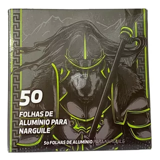 Papel Alumínio Monte Verde Embalagem Narguile- 50 Folhas