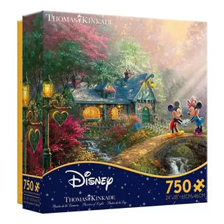 Rompecabezas Mickey & Minnie Thomas Kinkade Collection 750