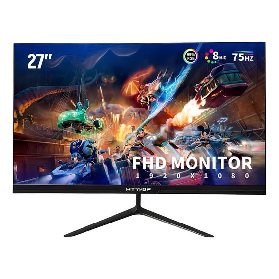Monitor Gamer 27 Monitores 75 Hz Full Hd Hdmi Led Negro
