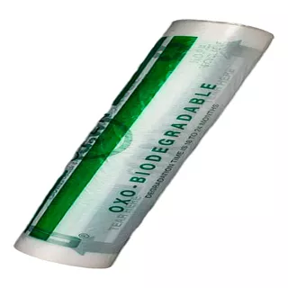 Bolsa De Plástico Transparente Biodegradable 25x35 (1 Rollo)