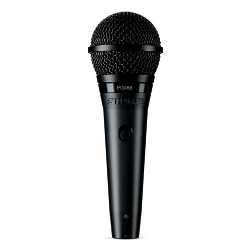 Microfono De Mano Con Cable Xlr De 15 Pga58-xlr Shure Color Negro