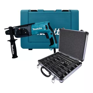 Rotomartillo Sds-plus 780w Makita Hr2470 + Brocas D31734 Color Turquesa Frecuencia 0