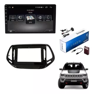 Kit Central Multimidia Black Jeep Compass 2017 A 2021