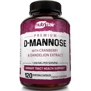 D-manosa D-mannose Salud Del Tracto Urinario 120 Caps 