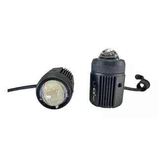 Led Exploradora Blanco Ambar  Con Lupa Par