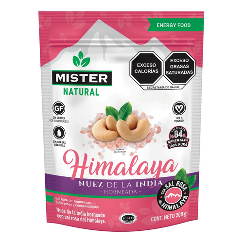 Nuez De La India Horneada Con Sal Del Himalaya Mister 200 G