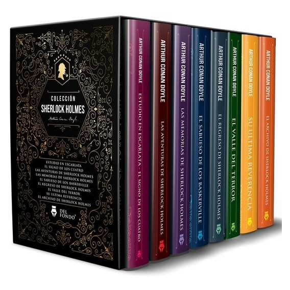 Coleccion Completa Sherlock Holmes (8 Volumenes)  A.c. Doyle
