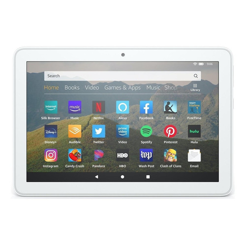 Tablet  Amazon Fire HD 8 2020 KFONWI 8" 64GB white y 2GB de memoria RAM 