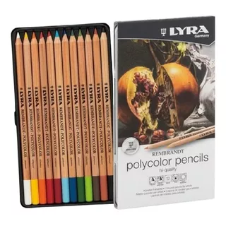 12 Lápices De Colores Profesionales Lyra Polycolor Rembrandt