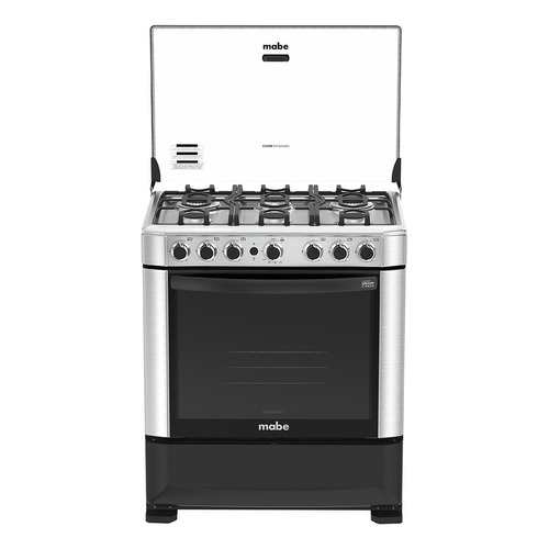 Cocina De Piso A Gas De 76 Cm Inox Mabe Cmp7625fx0