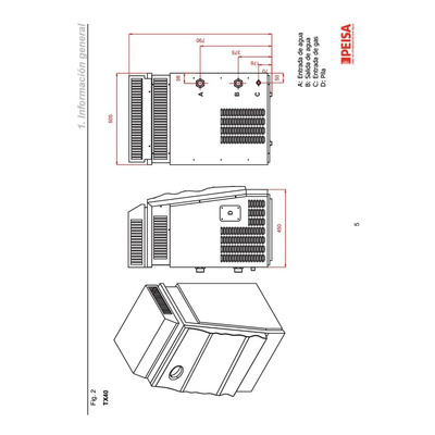 Climatizador  De Piscinas Peisa Tx40 Gas Natural