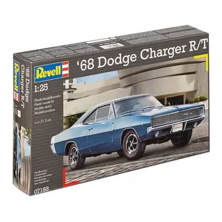68 Dodge Charger R/t By Revell Germany # 7188 1/25