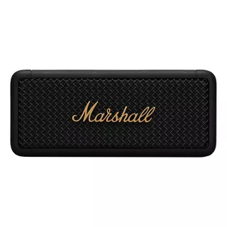 Parlante Marshall Emberton Portátil Con Bluetooth Waterproof Black And Brass 100v/240v 