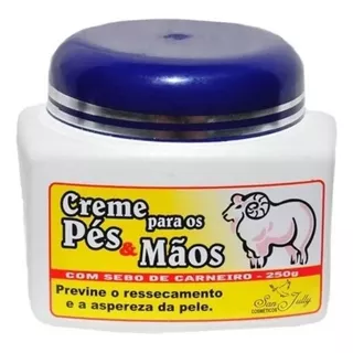  Creme P Os Pés & Mãos Com Sebo De Carneiro San Jully 240g A