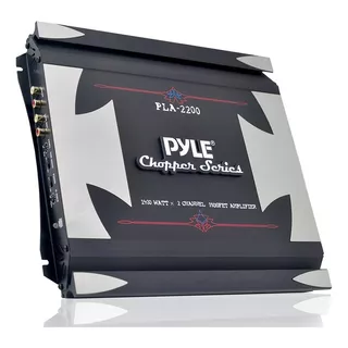 Potencia Amplificador Auto Pla2200 2 Canales 1400 W Pyle Color Negro