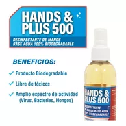Hands & Plus 500 - Desinfectante Cuaternario De Manos 250ml