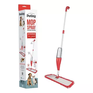 Mob Limpeza Spray Com Reservatório Ideal Para Pet Gato Cão Cor Cinza