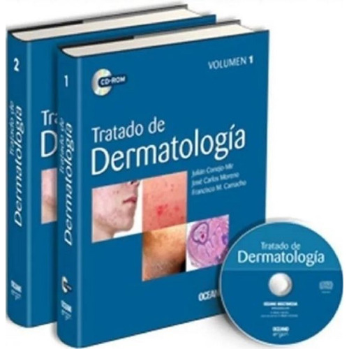 Libro: Tratado De Dermatología (2 Tomos + 1 Cd) Océano