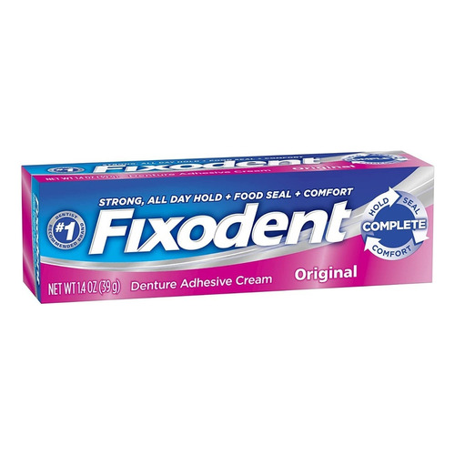 Fixodent Pasta Dental Adhesivo Para Prótesis 39 Gr Original 