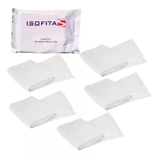 Kit 20 Fita Pvc Refrigeração Instalação Ar Brancas 100x10m