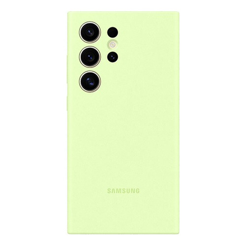 Funda Galaxy S24 Ultra Color Verde Claro De Silicón