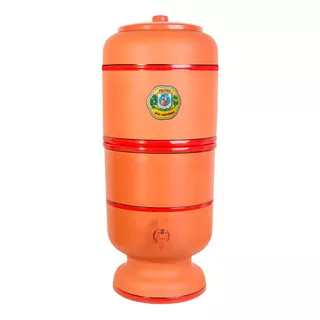 Filtro De Barro 12l Bebedouro Purificador De Água + 1 Vela