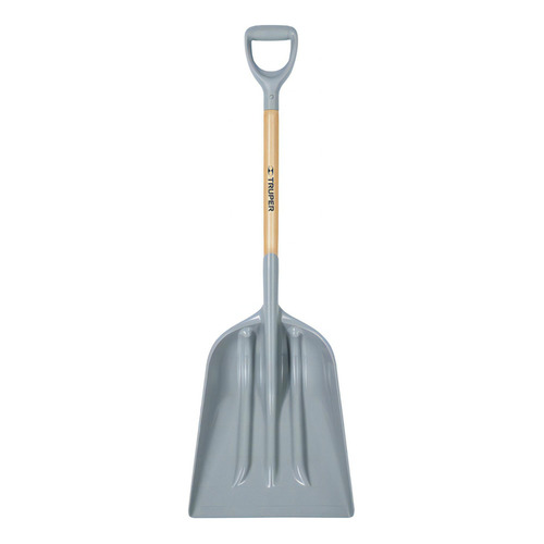 Pala Sanitaria Plástica Extra Ancha Uso Pesado Rudo 117 Cm Color Gris